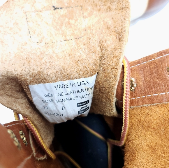 Thorogood American Heritage 8" Mens Moc Toe Work Boots Size 10 D Tobacco - Picture 8 of 9